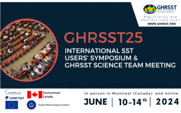 Image anouncing the GHRSST25 symposium