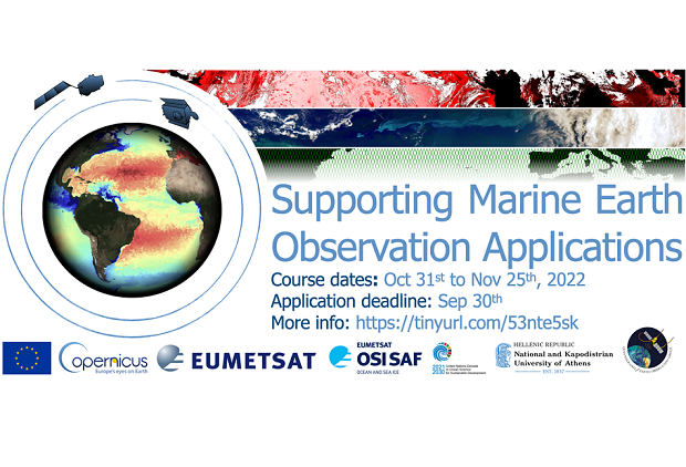 2022 EUMETSAT Support Marine Earth Observation Applications (SMA) course
