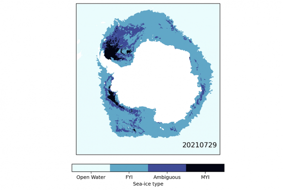 Southern Hemisphere Sea Ice Type 