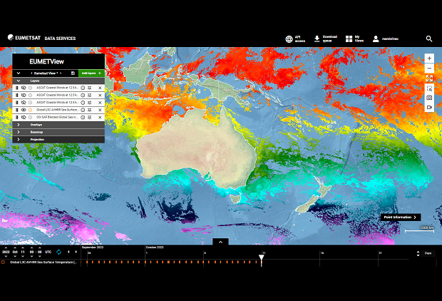 Global L3C AVHRR Sea Surface Temperature (GHRSST) - Metop